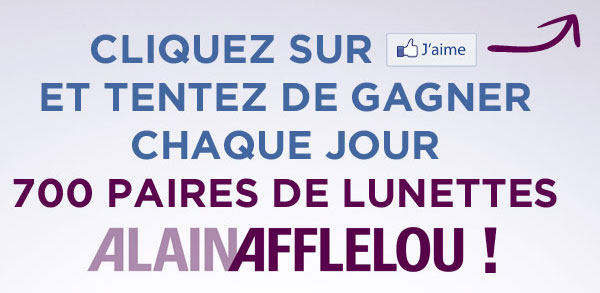 jeu concours alain afflelou